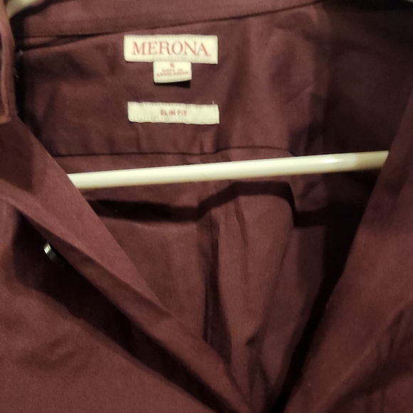 Men's purple button-down smsll - Picture 2 of 2